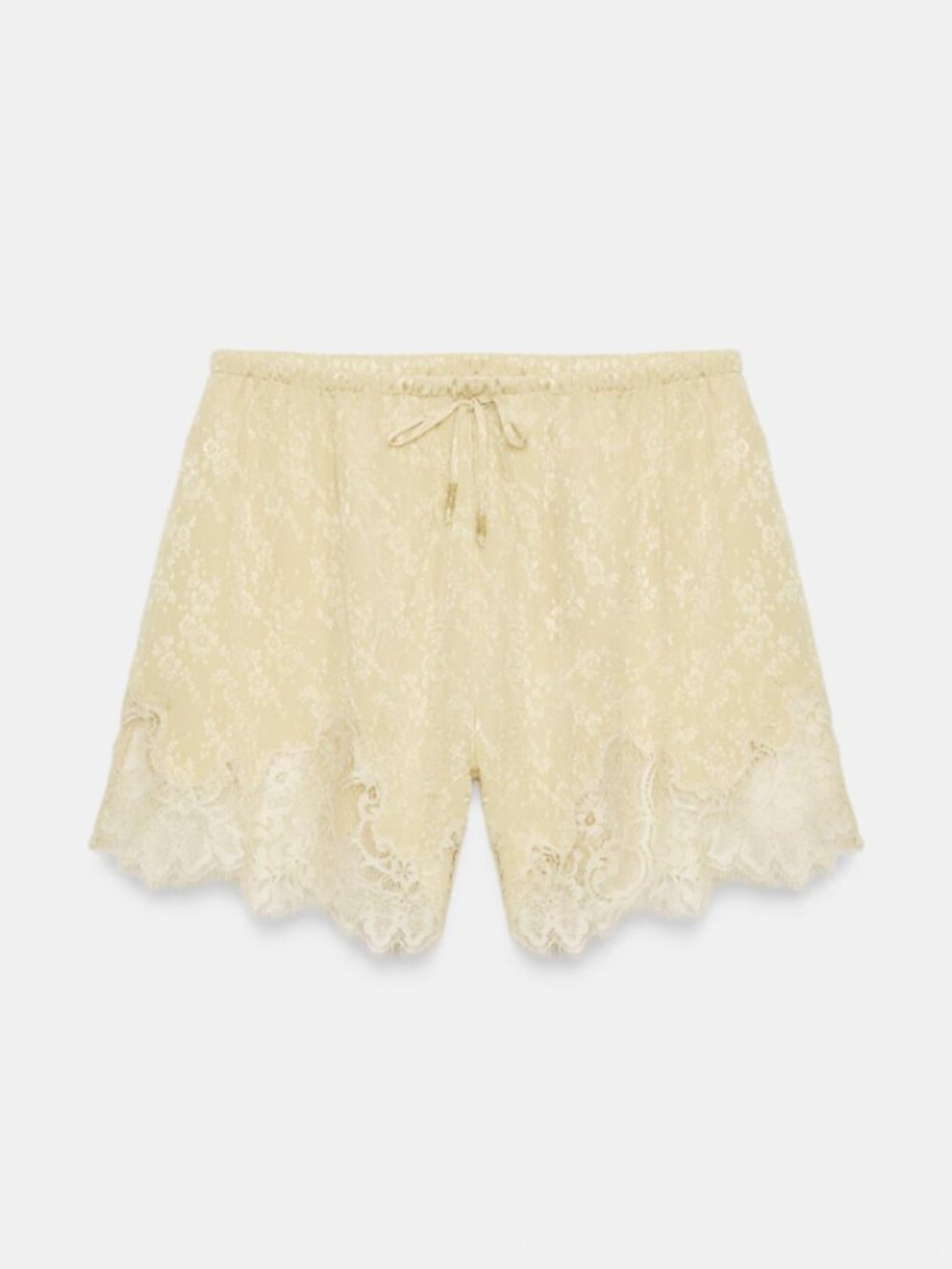 New ZARA ZW Collection Jacquard Lace Shorts